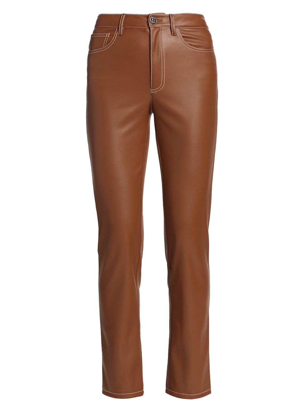 STAUD Elliot Faux Leather Pants | Saks Fifth Avenue