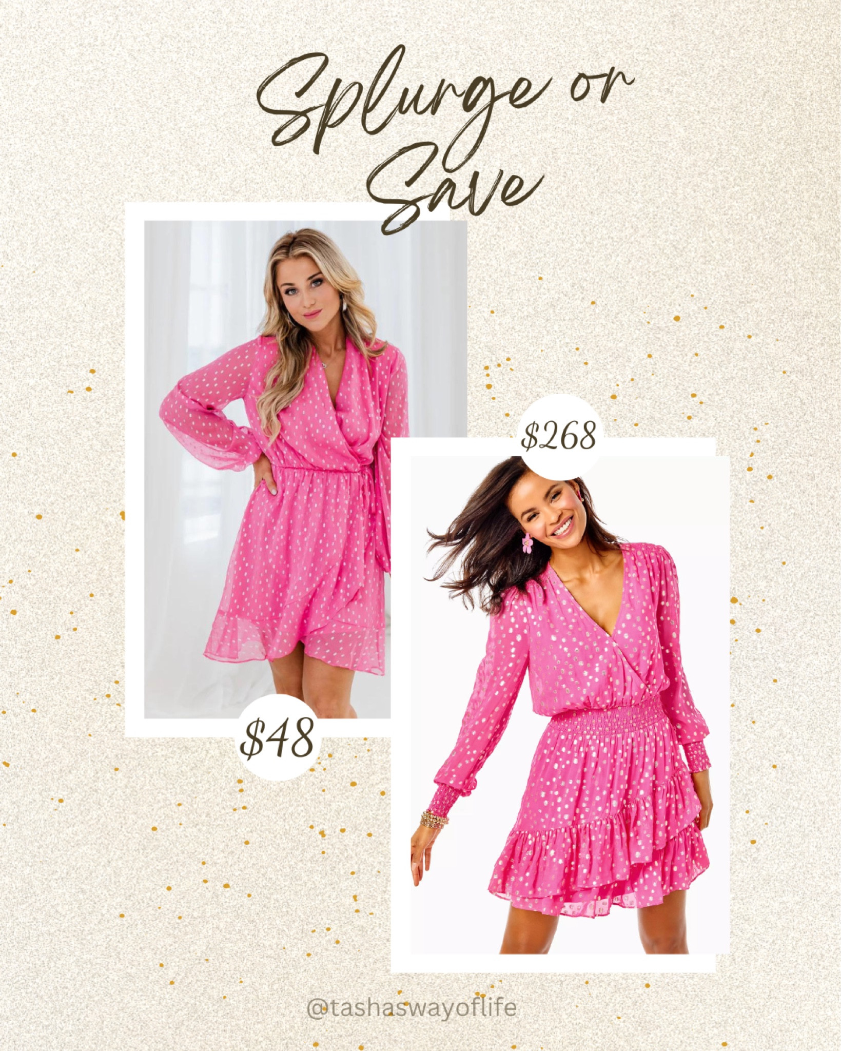 Found an almost identical Lily Pulitzer pink metallic dress for much less on Pink Lily 

#LTKwedding #LTKsalealert #LTKFind