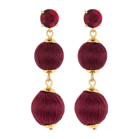 Kate Spade New York Women's Linear Graduated Ball Earrings (Sumac) | Walmart (US)