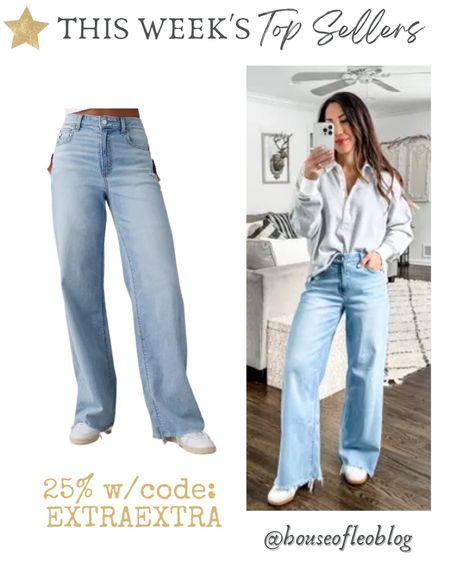 Jeans 2 x-short. Baggy jeans, American Eagle 

#LTKFindsUnder50 #LTKOver40 #LTKSaleAlert