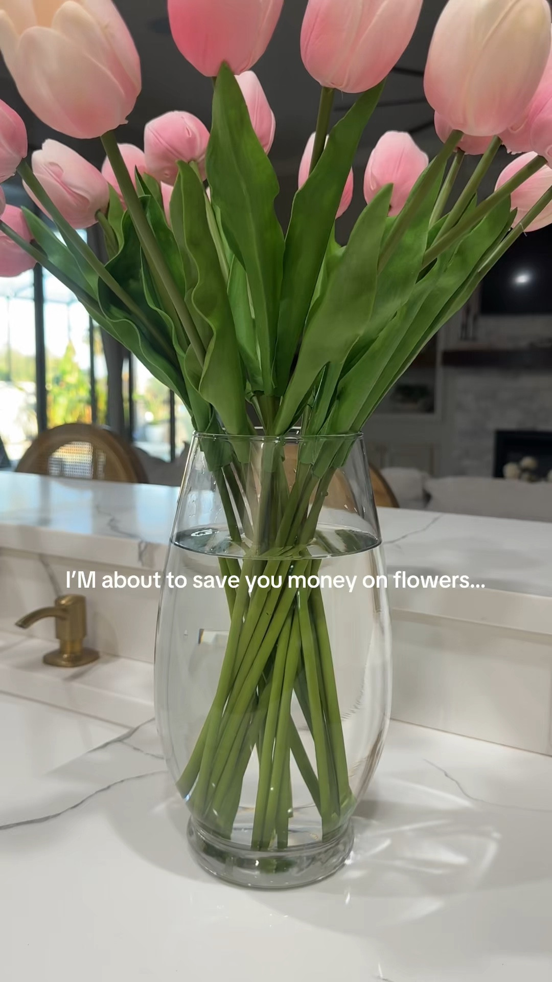 The prettiest faux tulips that look so real 🤍
Just add water to your vase and it completely transforms the look — no one will ever know the difference. @amazonhomeaesthetic 

#LTKHome