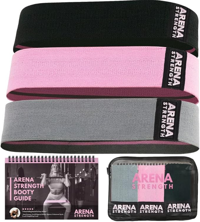 Arena Strength Fabric Booty Bands - Fabric Exercise Bands for Legs and Butt | Fabric Resistance B... | Amazon (US)