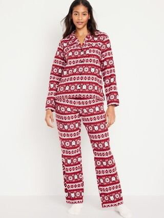 Matching Flannel Pajama Set for Women | Old Navy (US)