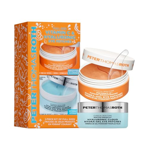 Peter Thomas Roth | Full-Size Vitamin C & Hyaluronic Eye Patches 2-Piece Kit | Amazon (US)