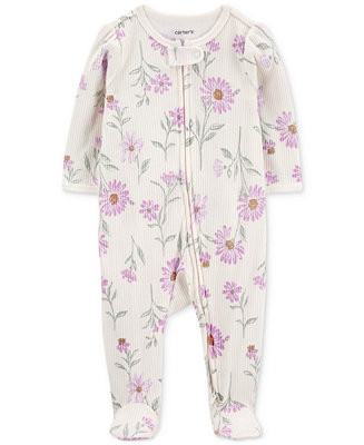 Baby 2-Way-Zip Sleep and Play Footed Coverall | Macy's