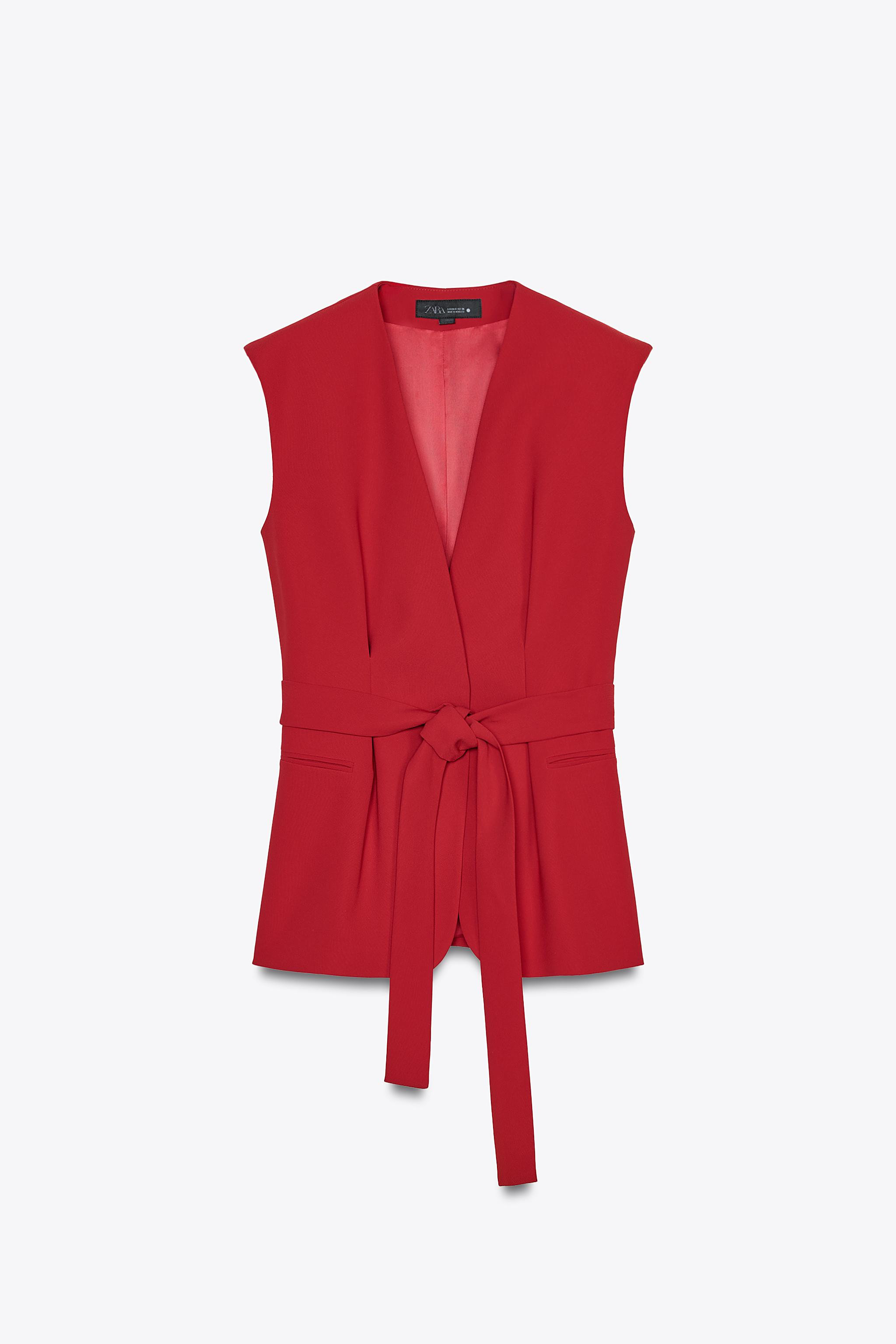 BELTED VEST ZW COLLECTION | Zara US