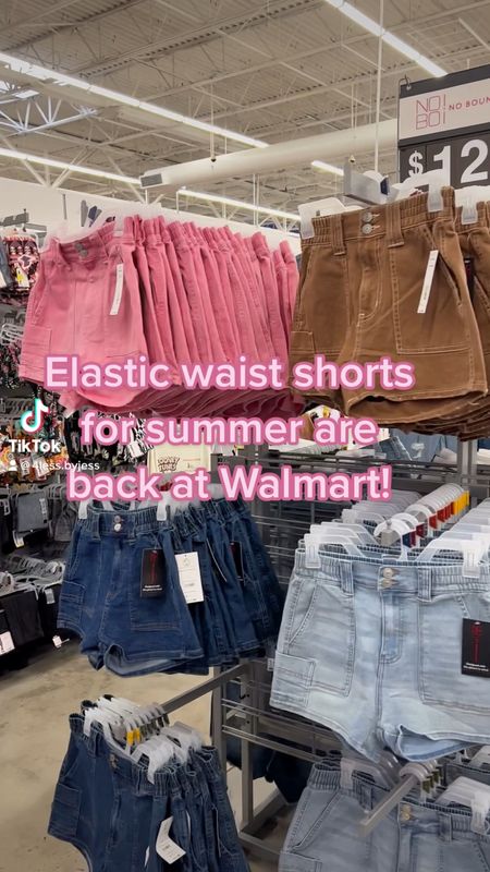 $13 Elastic Waist shorts at Walmart in sizes 1 -21! These are my favorite to pair over swimsuits because they are so easy to pull on! 

Swimsuits, vacation outfits, summer outfits, spring outfits, beach coverups 

#LTKstyletip #LTKunder50