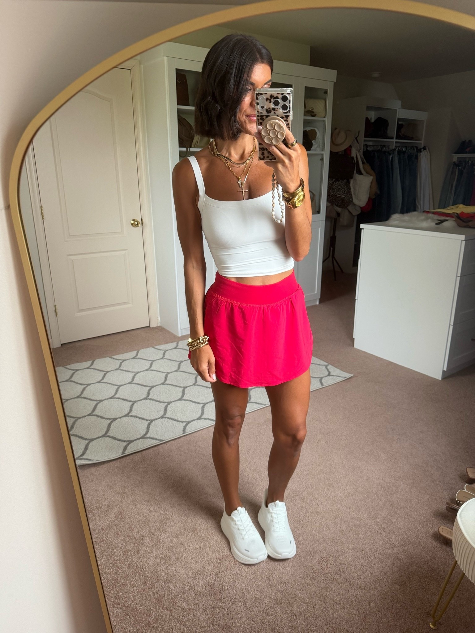 Size xs in tank Small in skort Sneakers tts

#LTKdayinmylife #LTKActive #LTKgrwm