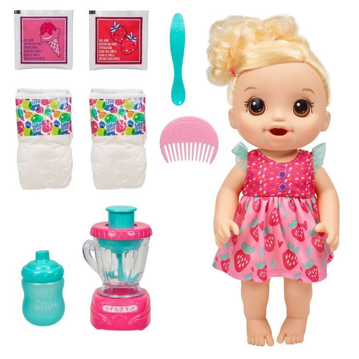 Baby Alive Magical Mixer Baby Doll - Strawberry Shake | Target