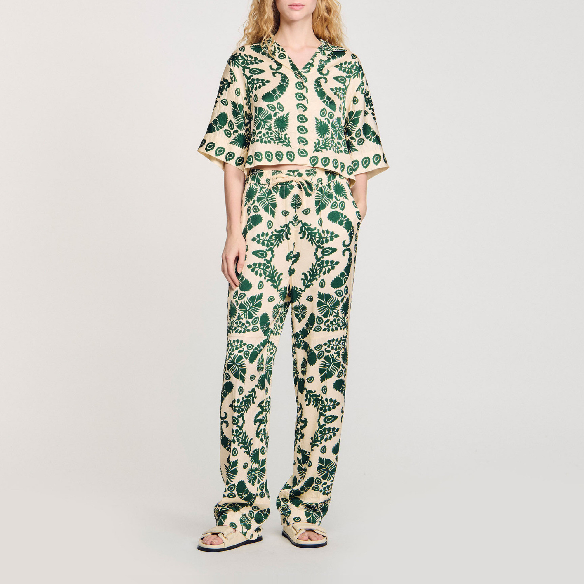 Floral pants | Sandro US | Sandro-Paris US