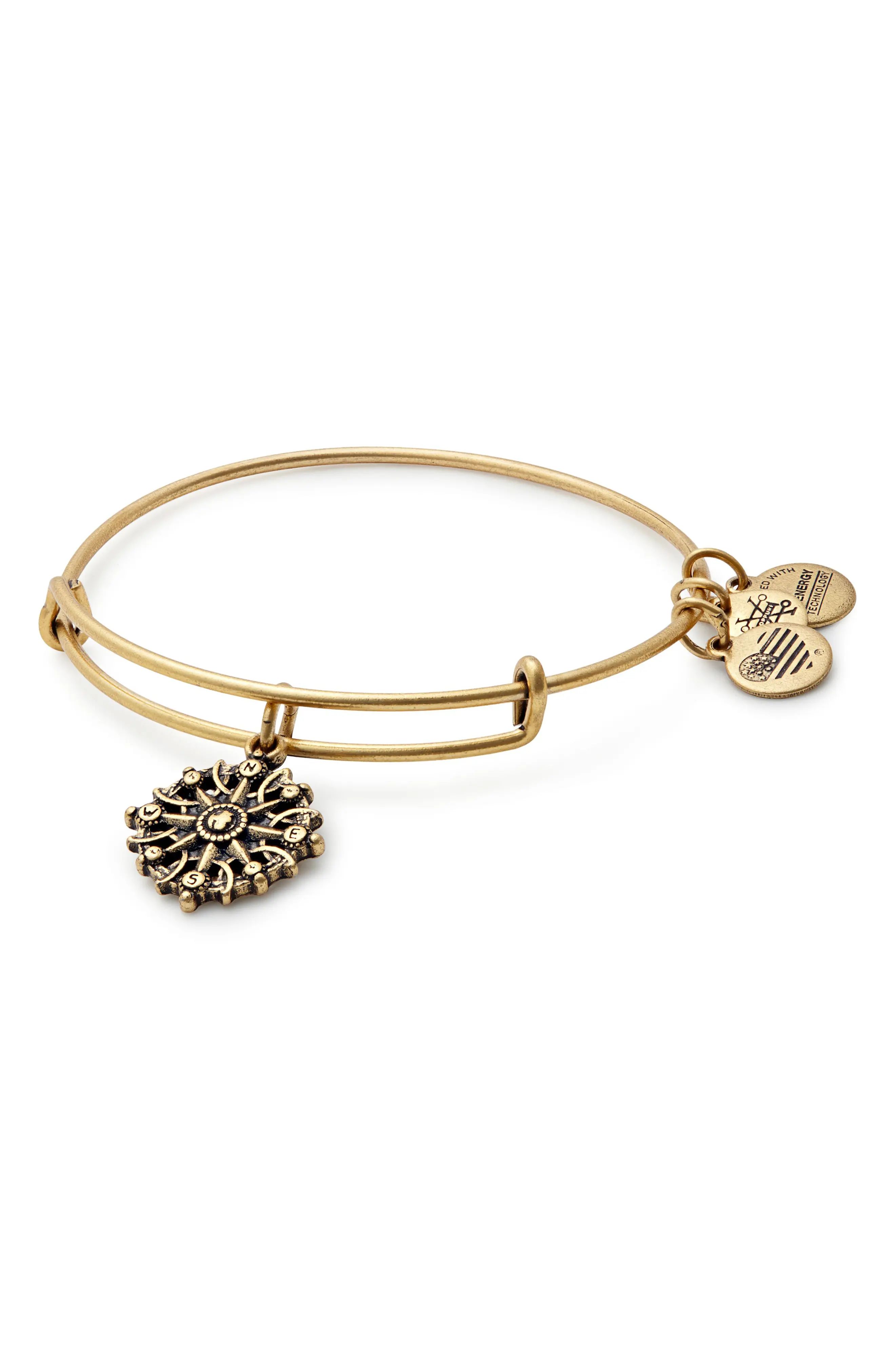 Women's Alex And Ani Compass Adjustable Wire Bangle (Nordstrom Exclusive) | Nordstrom