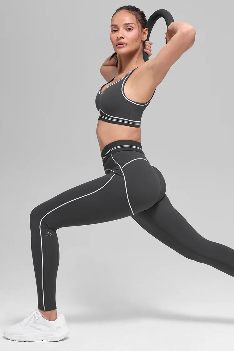 Airbrush High-Waist Heart Throb Legging | Alo Yoga (US)