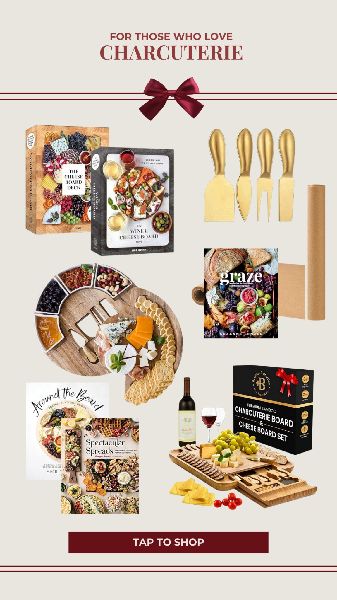 For the charcuterie lovers! Whether you love hosting or you know someone who does. These are great addition to any charcuterie lovers home. Mix and match to craft your own gift set or grab something for yourself for your holiday parties.

Gift guide for her
Hosting
Entertaining
Charcuterie board

#LTKHome #LTKHoliday #LTKGiftGuide