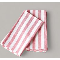 Set Of 2 Linen Tea Towels/Dish Towels - Stripes | Etsy (US)