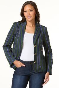 Cato Fashions | Cato Classic Preppy Stripe Blazer | Cato Fashions