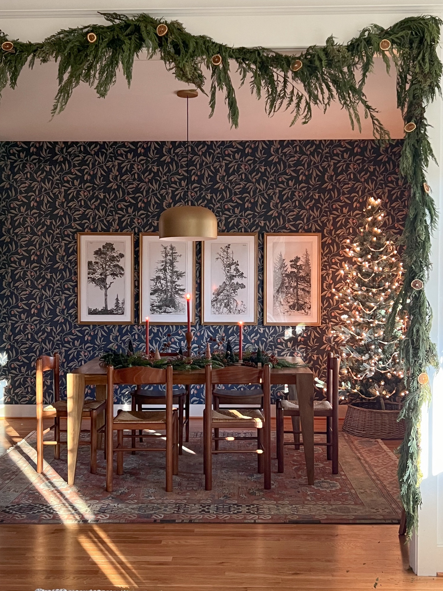 Finally added art to our walls in here and the dining room is looking magical! 

#LTKSeasonal #LTKhome #LTKHoliday