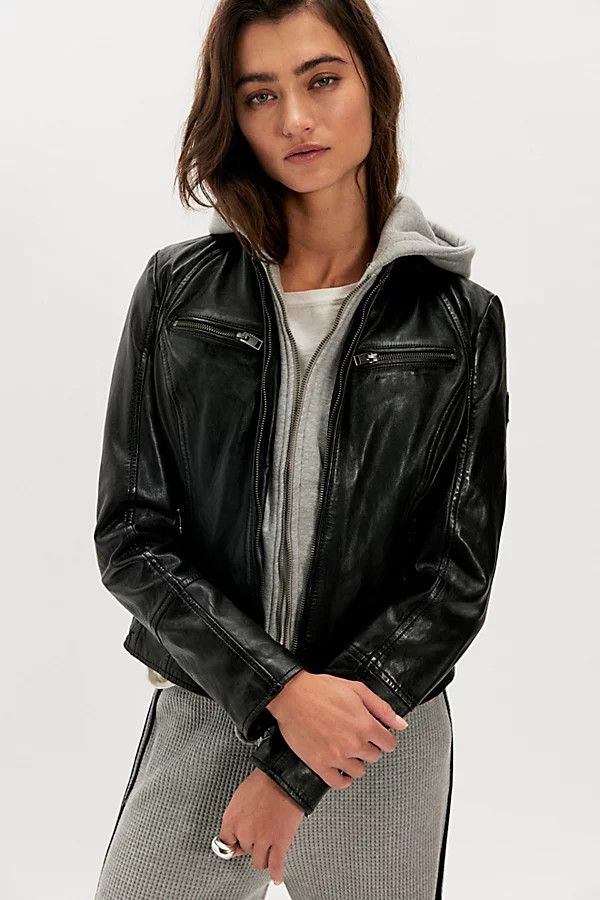 Mauritius Nola Leather Jacket | Free People (Global - UK&FR Excluded)