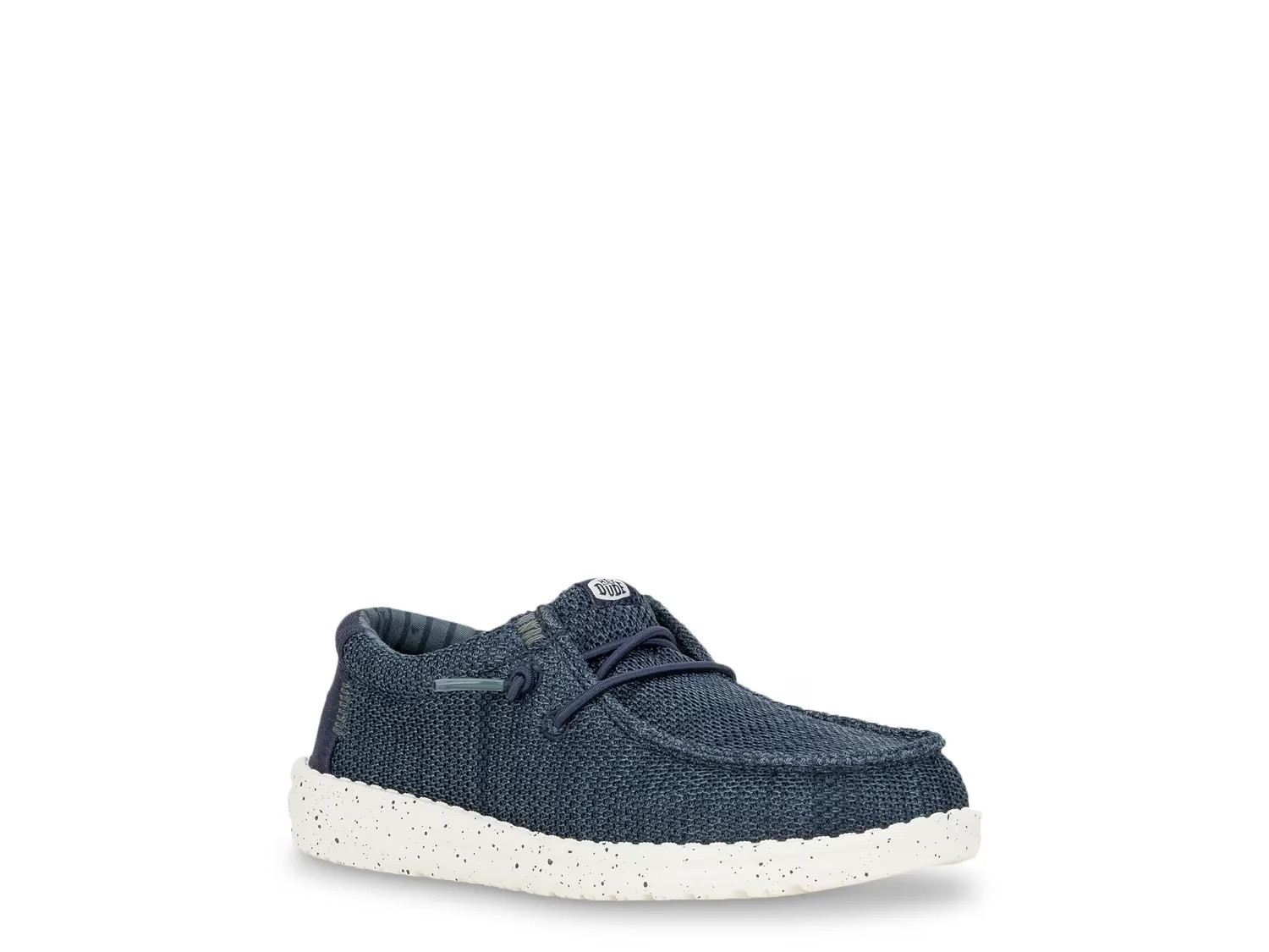 Hey Dude Wally Stretch Sox SlipOn Kids' | Boy's | Navy | Size 4 Youth | Slip-Ons | DSW