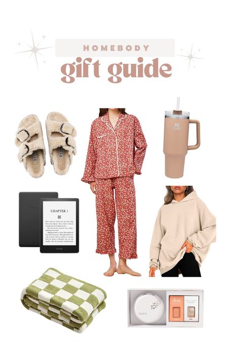 Pajamas, hoodie, blanket and kindle are linked on my Amazon storefront! 