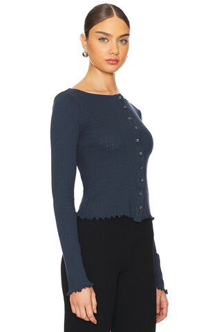 Naya Cardigan in Midnight Blue | Revolve Clothing (Global)