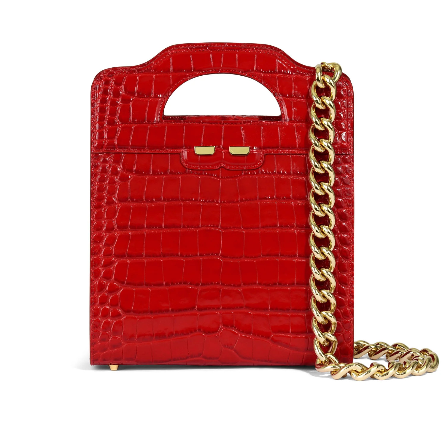 The Louise in Red Croc | BENE