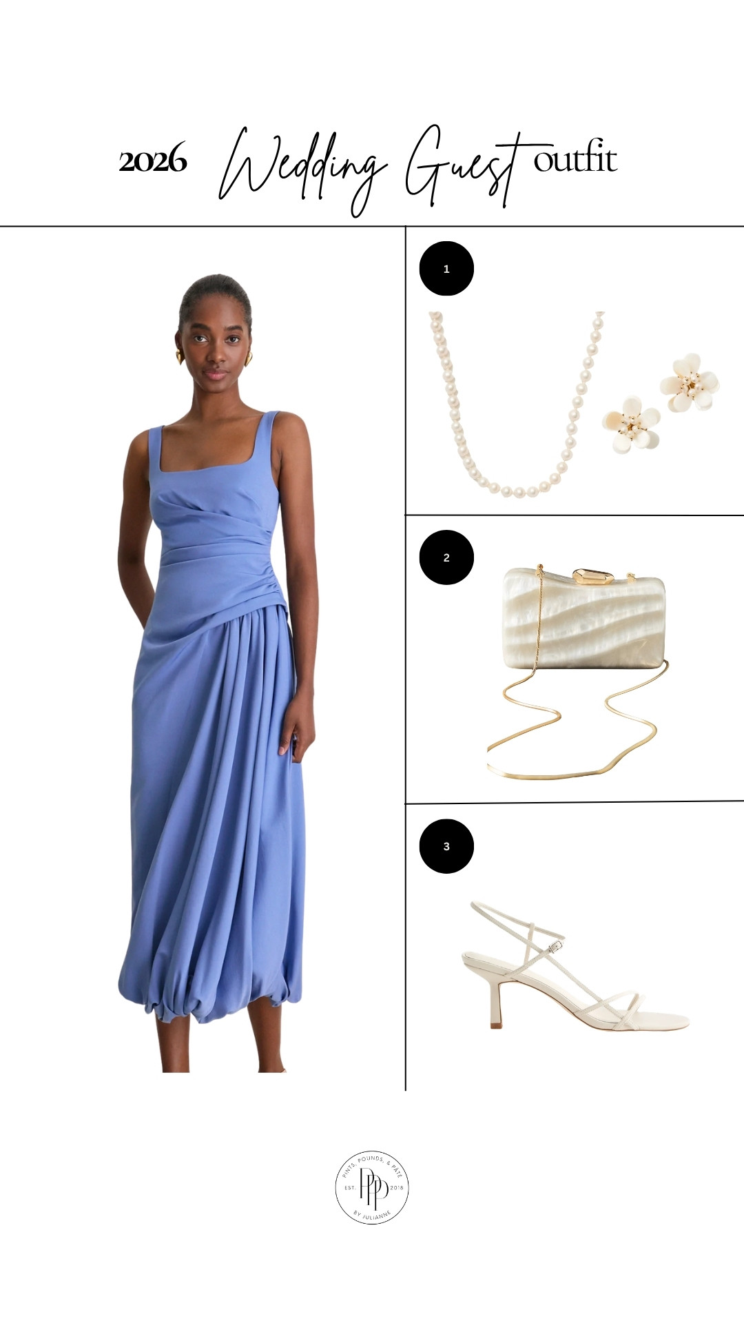 Wedding guest outfit idea 💙
Such a pretty dress paired with simple accessories + short heels!

spring, summer, vacation, travel, wedding guest dress, wedding 

 #LTKootd #LTKSaleAlert #LTKWedding