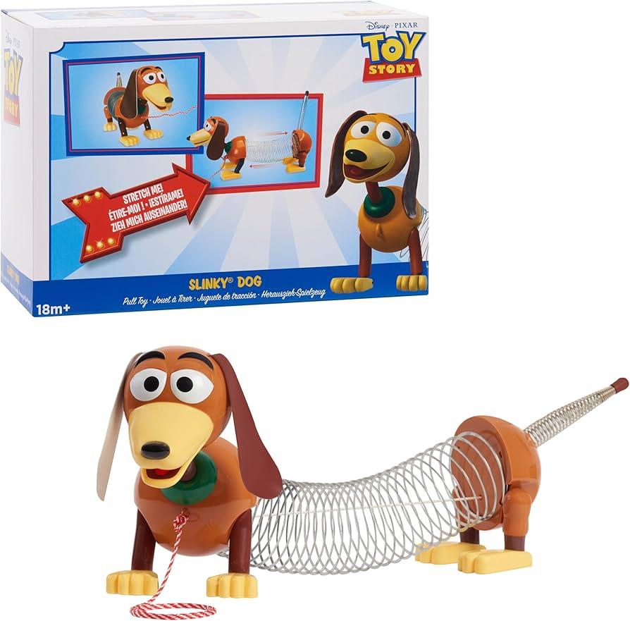 Disney•Pixar's Toy Story Slinky Dog Pull Toy, Walking Spring Toy for Boys and Girls, Kids Toys ... | Amazon (US)