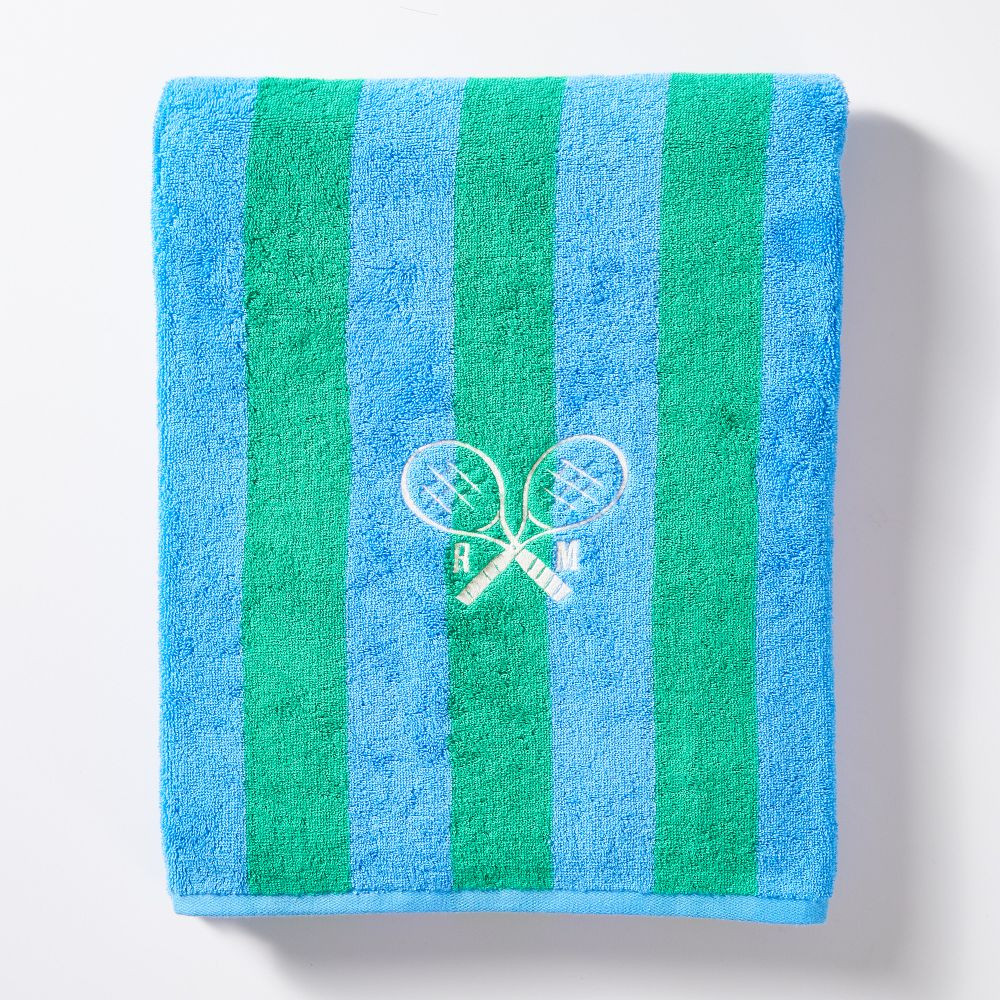 Cabana Stripe Beach Towel | Mark and Graham