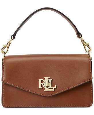 Lauren Ralph Lauren Small Leather Tayler Convertible Crossbody Bag - Macy's | Macy's