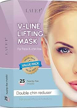V Shaped Contouring Face Mask Line Shaping Lifting Belt Neck Reduction Jawline Lift Tape Enhancer... | Amazon (US)