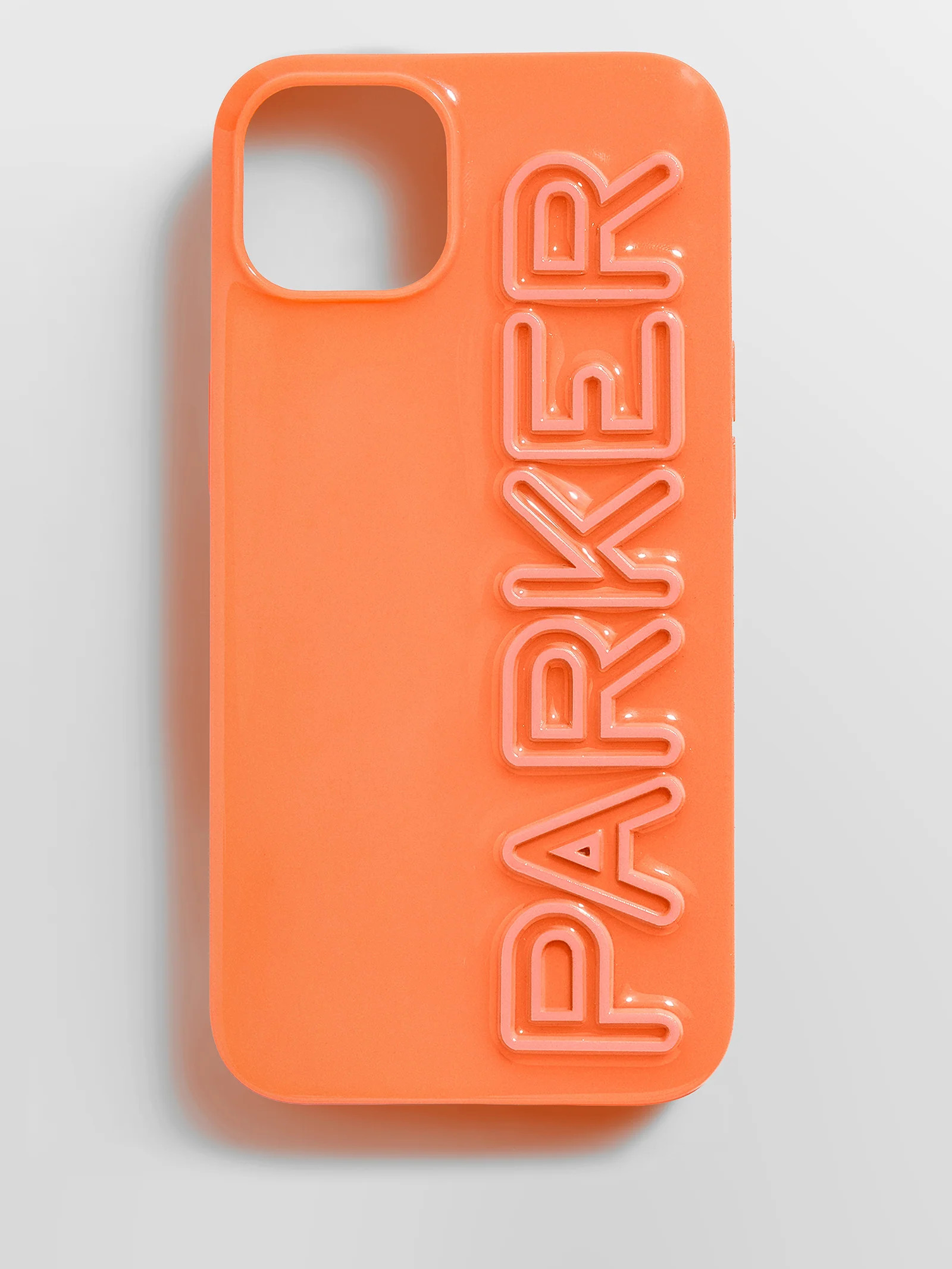 Fine Line Custom iPhone Case - Orange/Orange | BaubleBar
