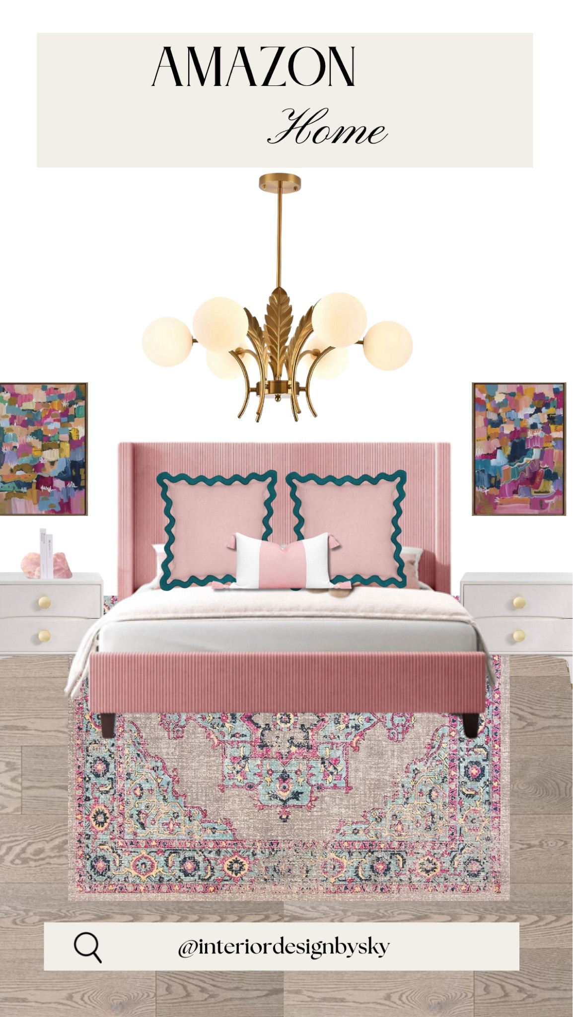 Pink / colorful bedroom ideas all found on Amazon! 

#LTKFamily #LTKHome #LTKSaleAlert