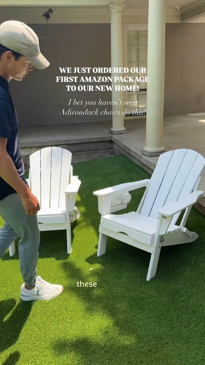 We made our first Amazon purchase to the new house!! 😂 we are ready to furnish the patio and yard space because we are entering into PATIO WEATHER ! I wanted some Adirondack chairs for the side yard (where the trampoline is ) and found these!! They are AWESOME! They recline, and have a pull out footstool! Great quality, we decided to order two more! Bring on summer!!!

#LTKSeasonal #LTKFamily #LTKHome