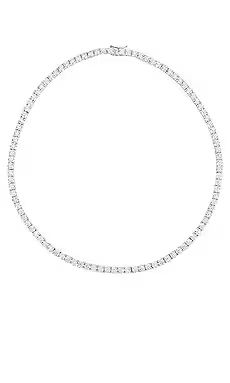 The M Jewelers NY Full Iced Out Necklace in Sterling Silver from Revolve.com | Revolve Clothing (Global)