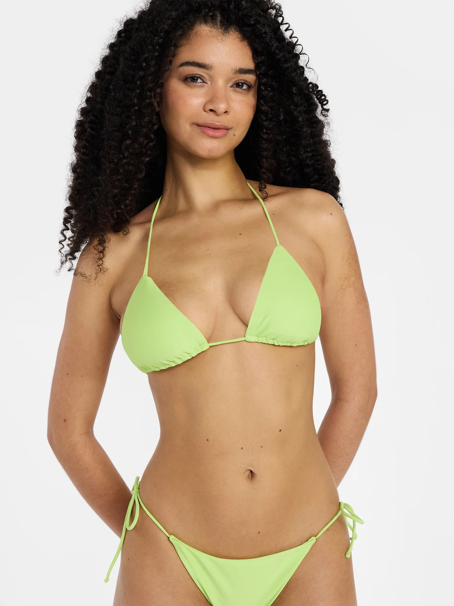 No Boundaries Triangle Bikini Top, Women’s XXS-XXL | Walmart (US)
