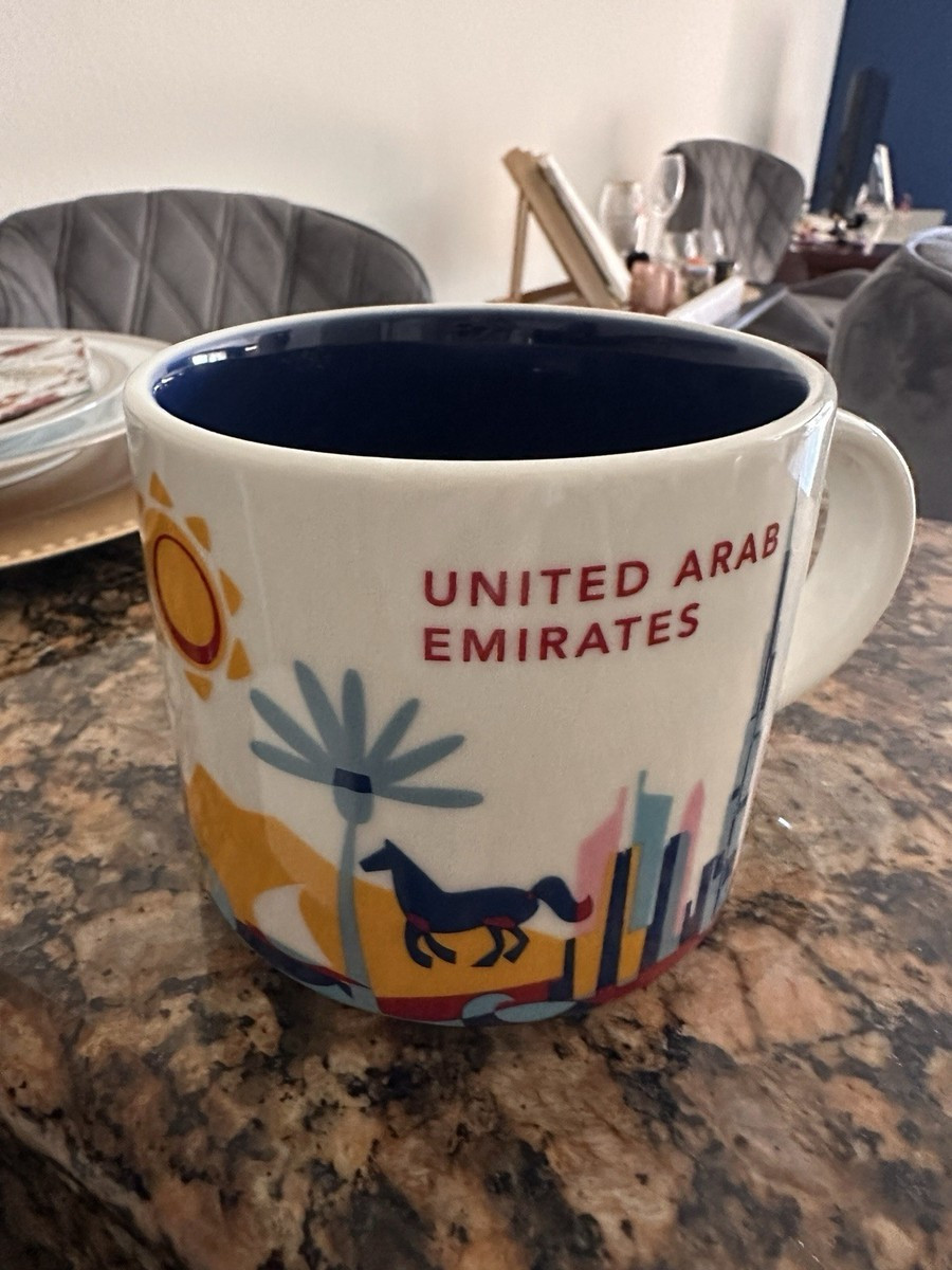 United Arab Emirates Starbucks Coffee Cup Mug 14oz You Are Here Collection | eBay US