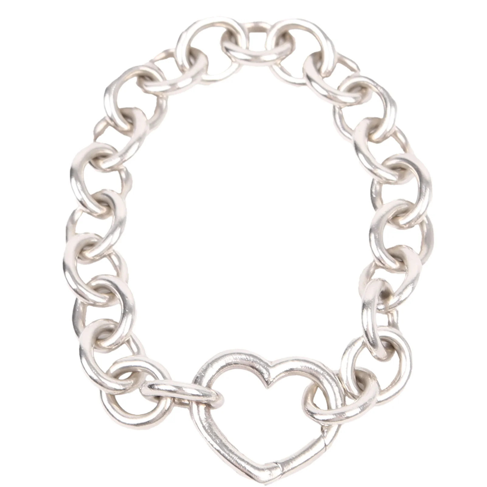 Open Heart Clasp Bracelet 925 | Keeks Designer Handbags