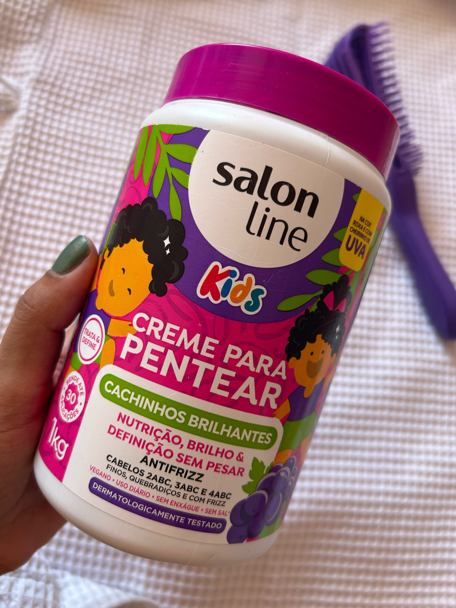 Creme para pentear de uva da Salon Line Kids 

#LTKbeauty #LTKbrasil
