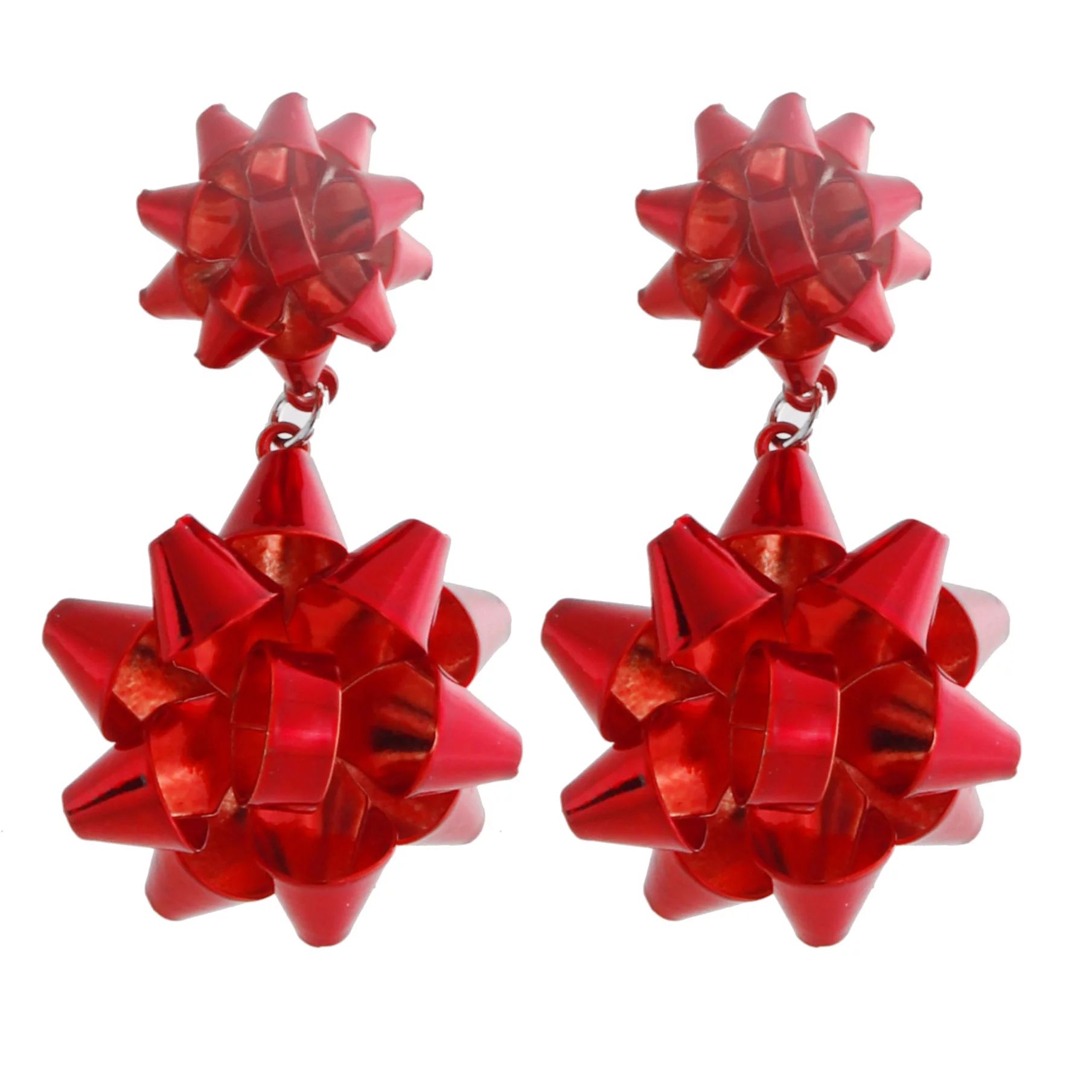 Way to Celebrate Double Holiday Gift Bow Earrings | Walmart (US)