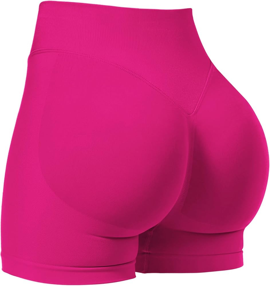 VOYJOY Women Workout Impact Shorts 2.5"/ 3.6"/ 4.5"/ 6" Scrunch Butt Lifting Gym Seamless Booty B... | Amazon (US)