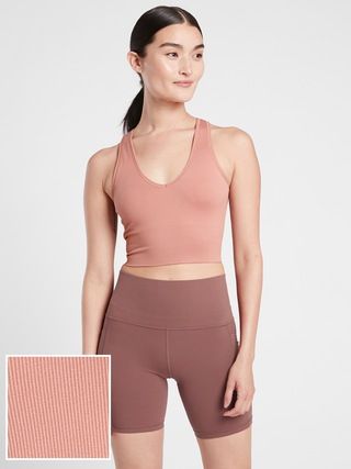 Aurora Crop Rib Tank | Athleta