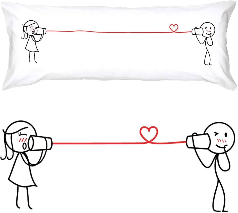 BOLDLOFT Say I Love You Too Body Pillow Cover-Boyfriend Gifts- for Him Gifts Valentines Day Long ... | Amazon (US)