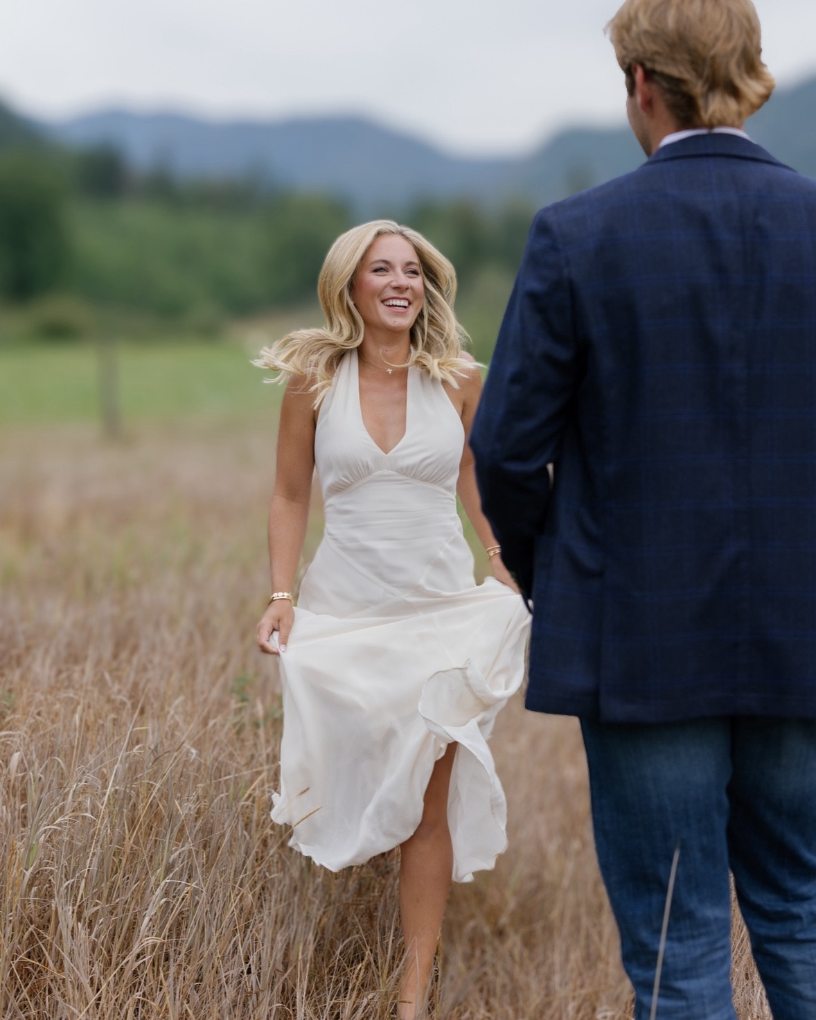 In my bridal era! Loved this white halter dress for engagement pictures 🤍🥰

#LTKWedding #LTKBeauty #LTKTravel