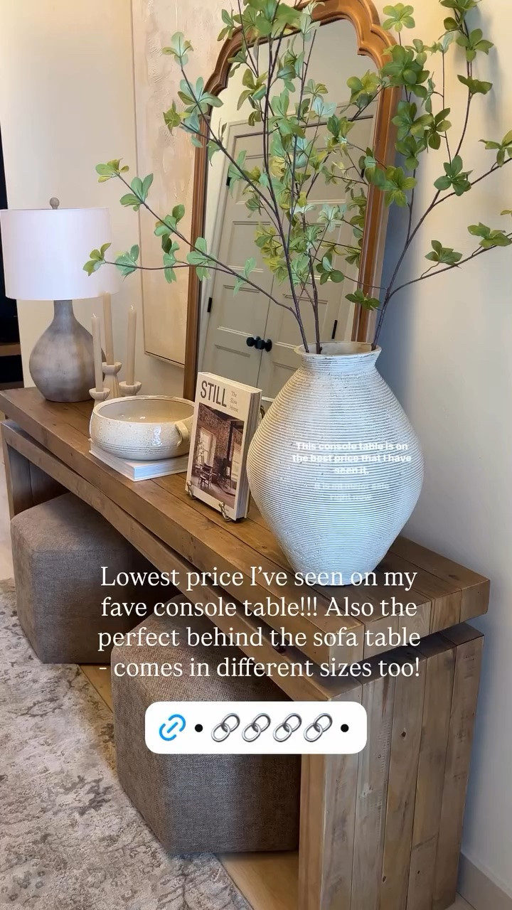 Lowest price I’ve seen on my fave console table!!! Also the perfect behind the sofa table - comes in different sizes too!

#LTKSeasonal #LTKHome