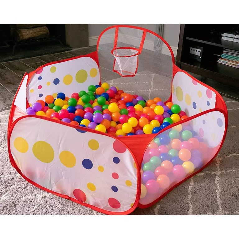 Foxplay Foldable Basketball Ball Pit for Toddlers, 47.2 x 23.6 x 29.1 inches (Balls not included) | Walmart (US)