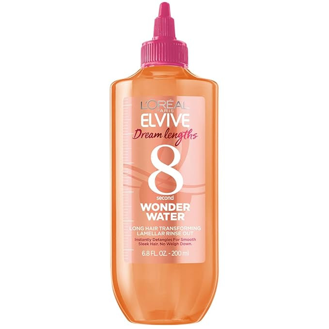 L'Oreal Paris Elvive Dream Lengths 8 Second Wonder Water Detangling Lamellar Rinse Out, 6.8 Ounce | Amazon (US)