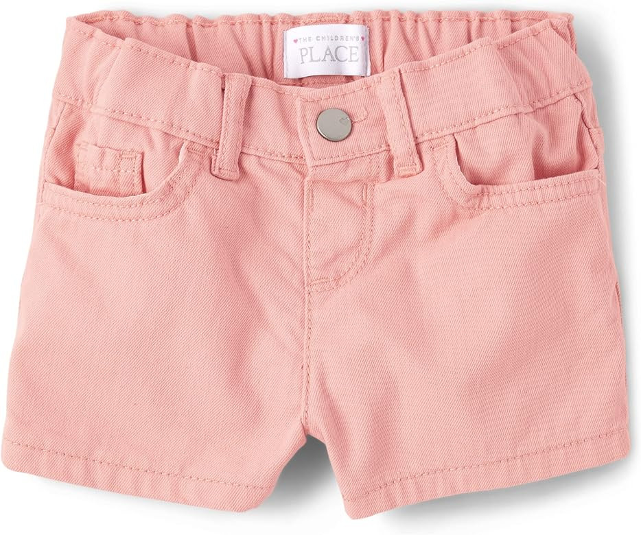 The Children's Place Toddler Girls Denim Shortie Shorts | Amazon (US)