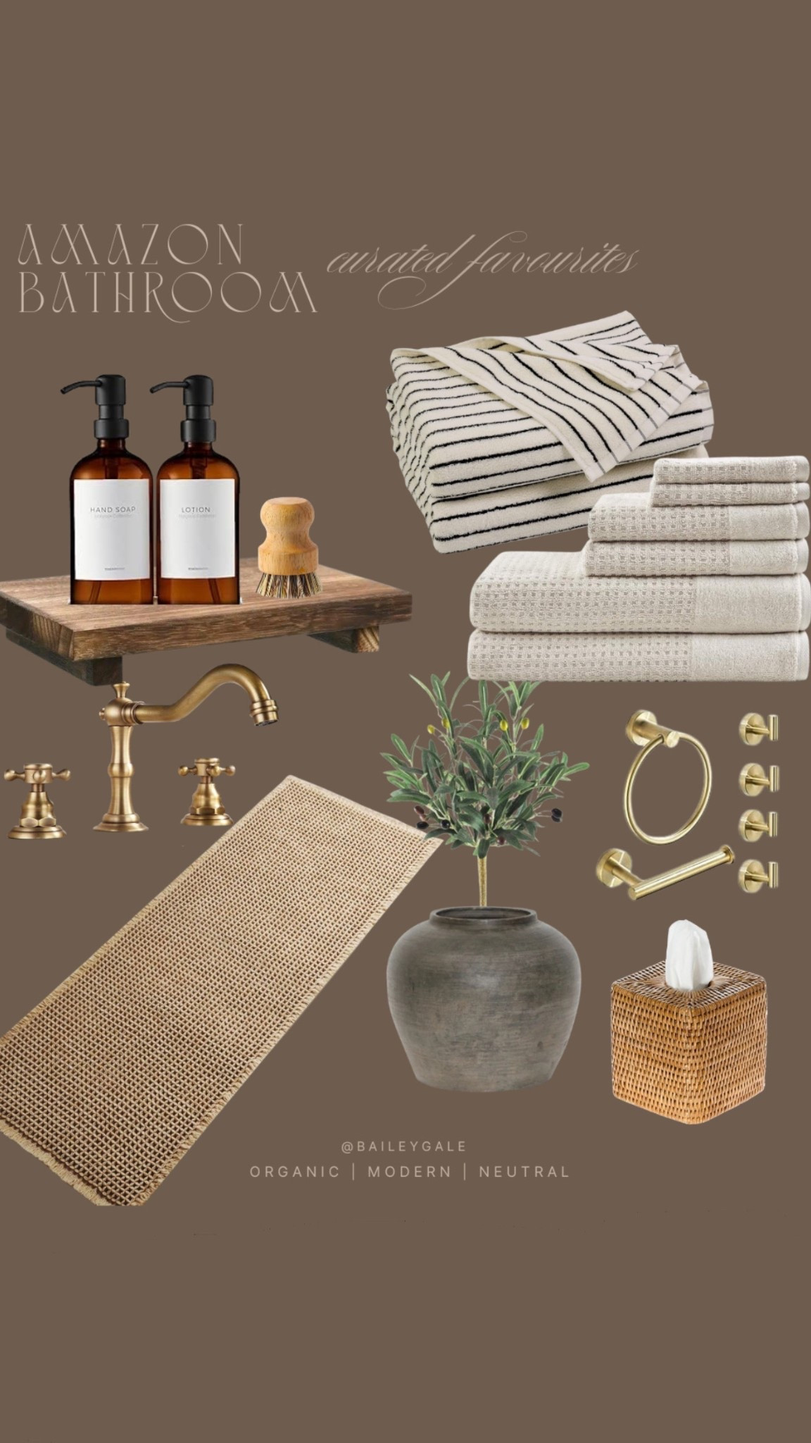 Small bathroom upgrades that make everyday routines feel better. These Amazon bathroom favourites are simple, and actually really pretty! All linked!