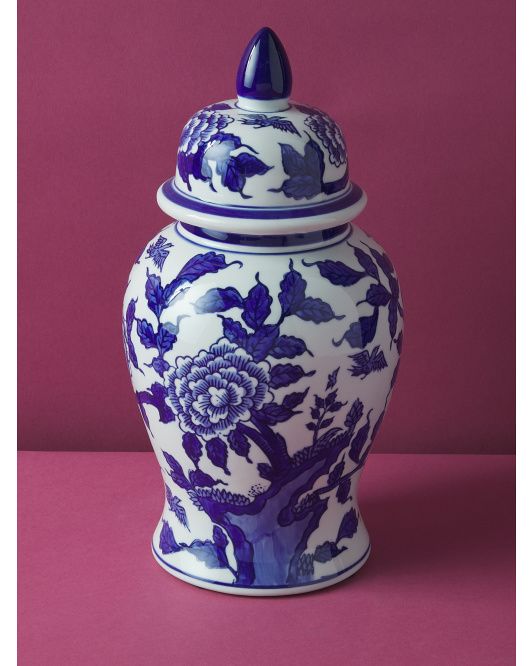 14.5in Chinoiserie Temple Jar | Decorative Objects | HomeGoods | HomeGoods