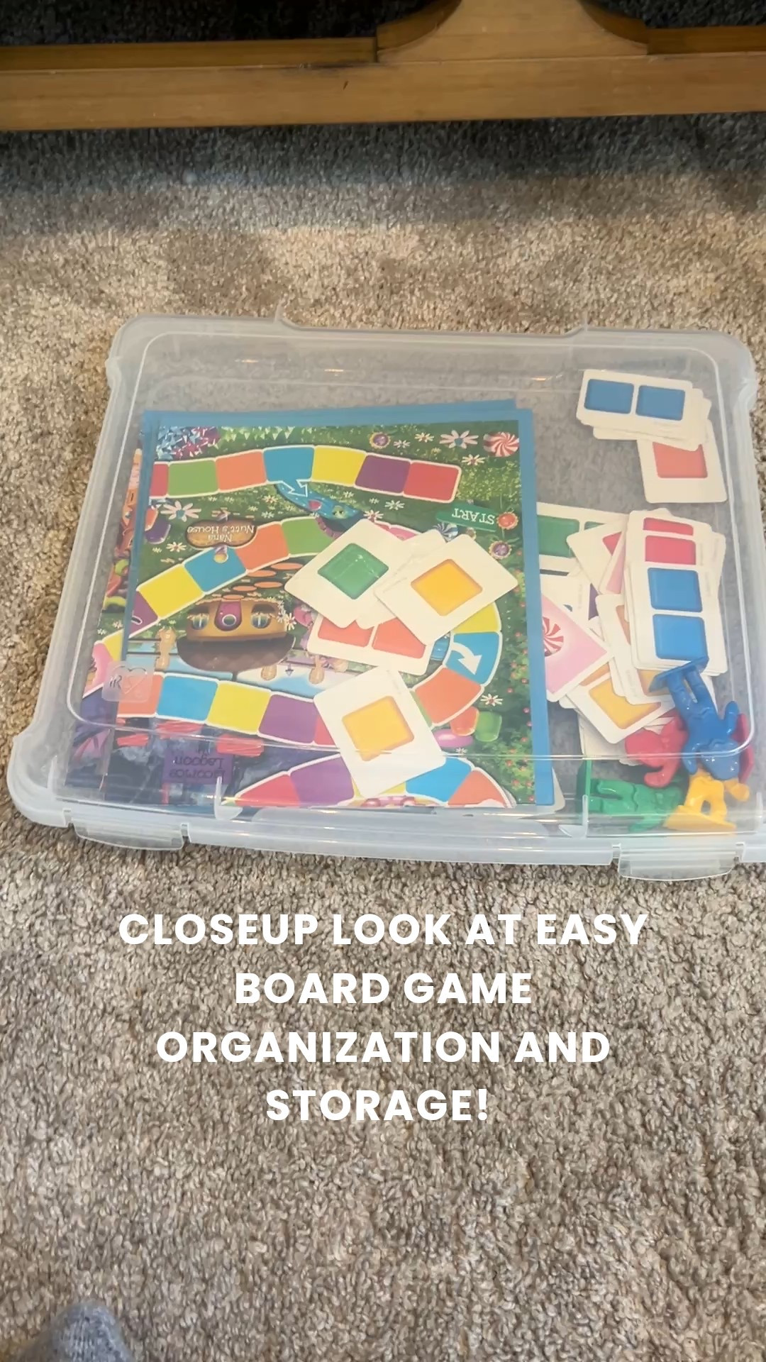 Perfect board game and card game storage and organization. The plastic bins encourage easy cleanup and are super simple to travel with!  

#LTKFamily #LTKFindsUnder50 #LTKKids